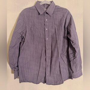 Kenneth Cole Reaction Men's  Plaid Shirt Academia Preppy